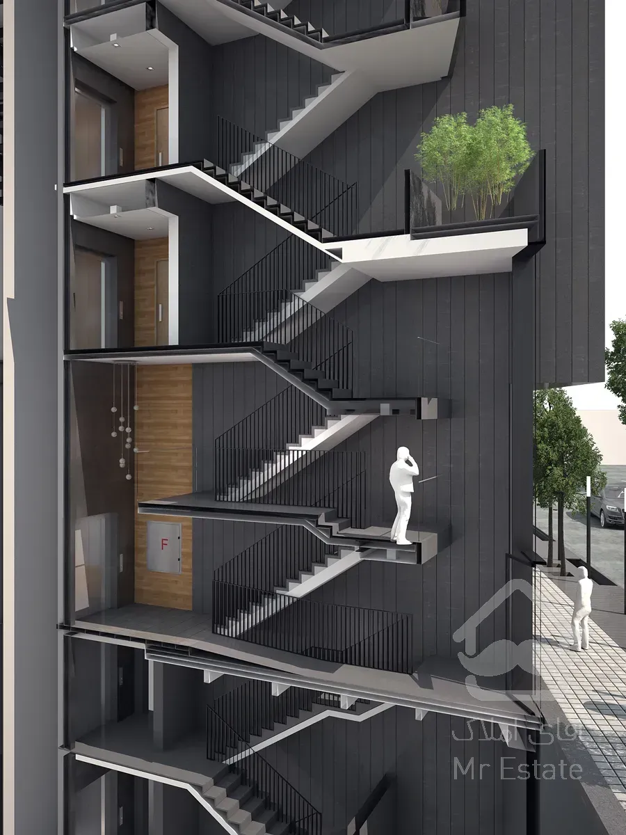 ۲۲۰ متر سند اداری بر اندرزگو ، نوساز مدرن ، ۴ پارکینگ