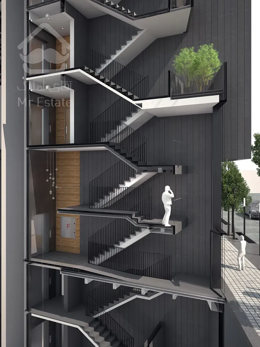 ۲۲۰ متر سند اداری بر اندرزگو ، نوساز مدرن ، ۴ پارکینگ