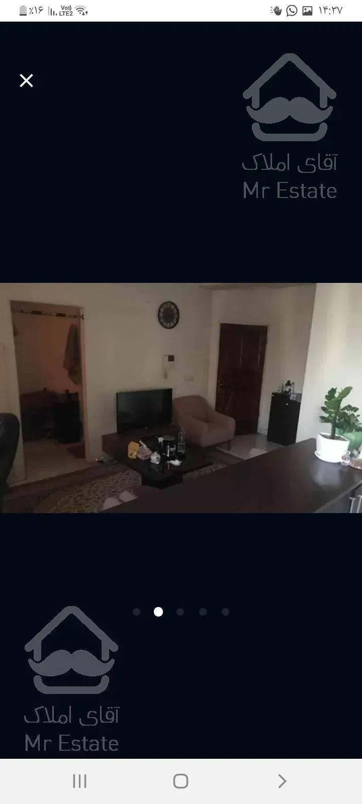 آپارتمان ۴۰ متری تکخواب طبقه سوم