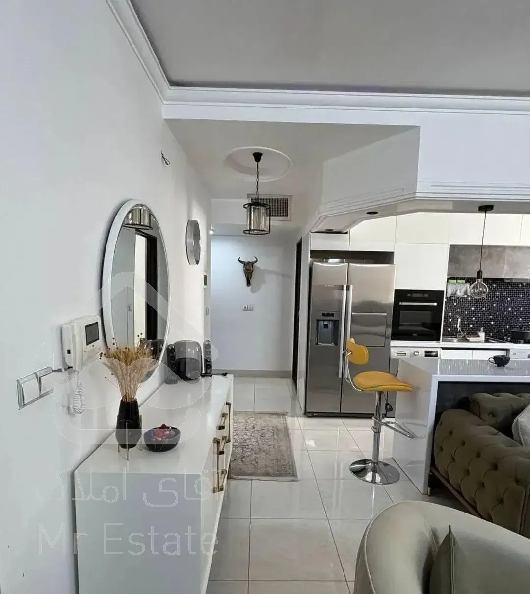 ۶۸ متر، سالن پرده خور، ۱۰ واحد، جنت شمالی