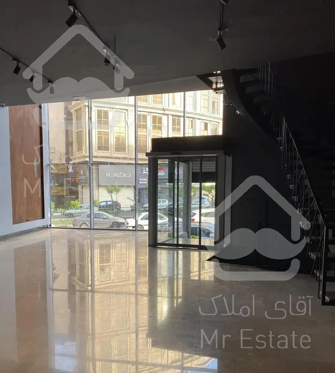 قیطریه/مغازه 95متری  بر اصلی 80متر بالکن