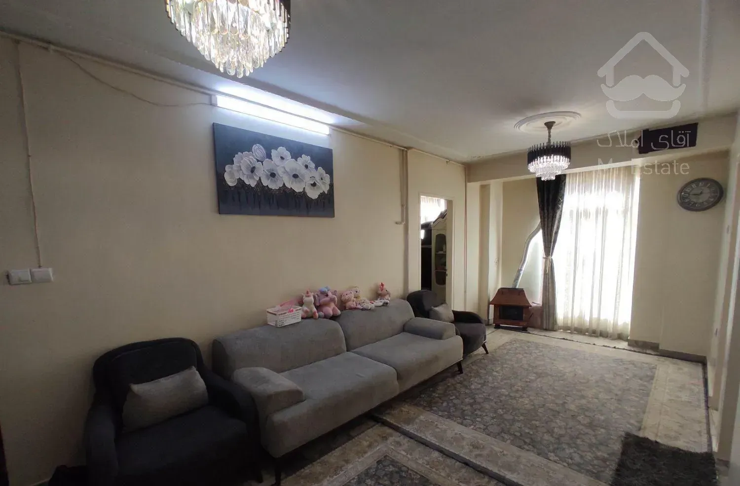 ۶۰متر/بر آبشار/بازسازی/نور عالی/دوخواب