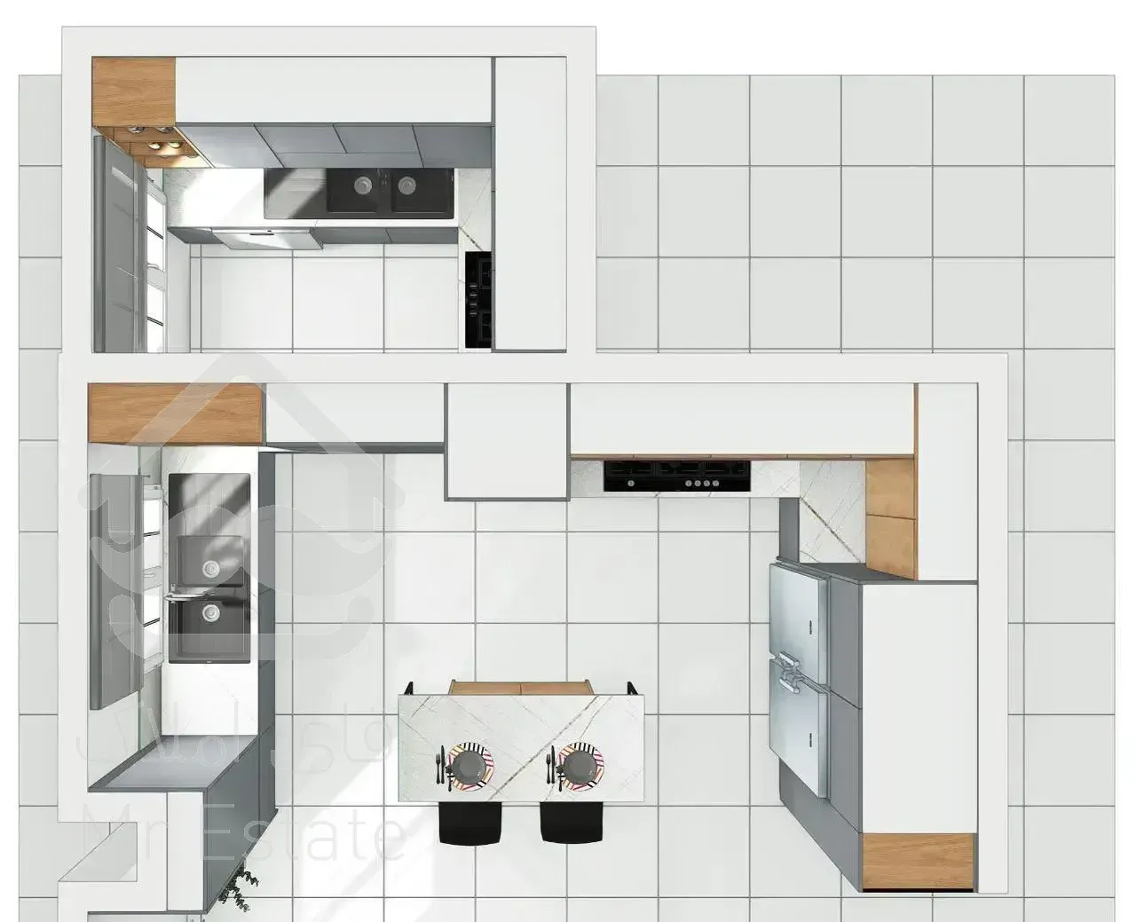 فروش آپارتمان ۱۶۰ متری ۳ خوابه در گلباغ نماز