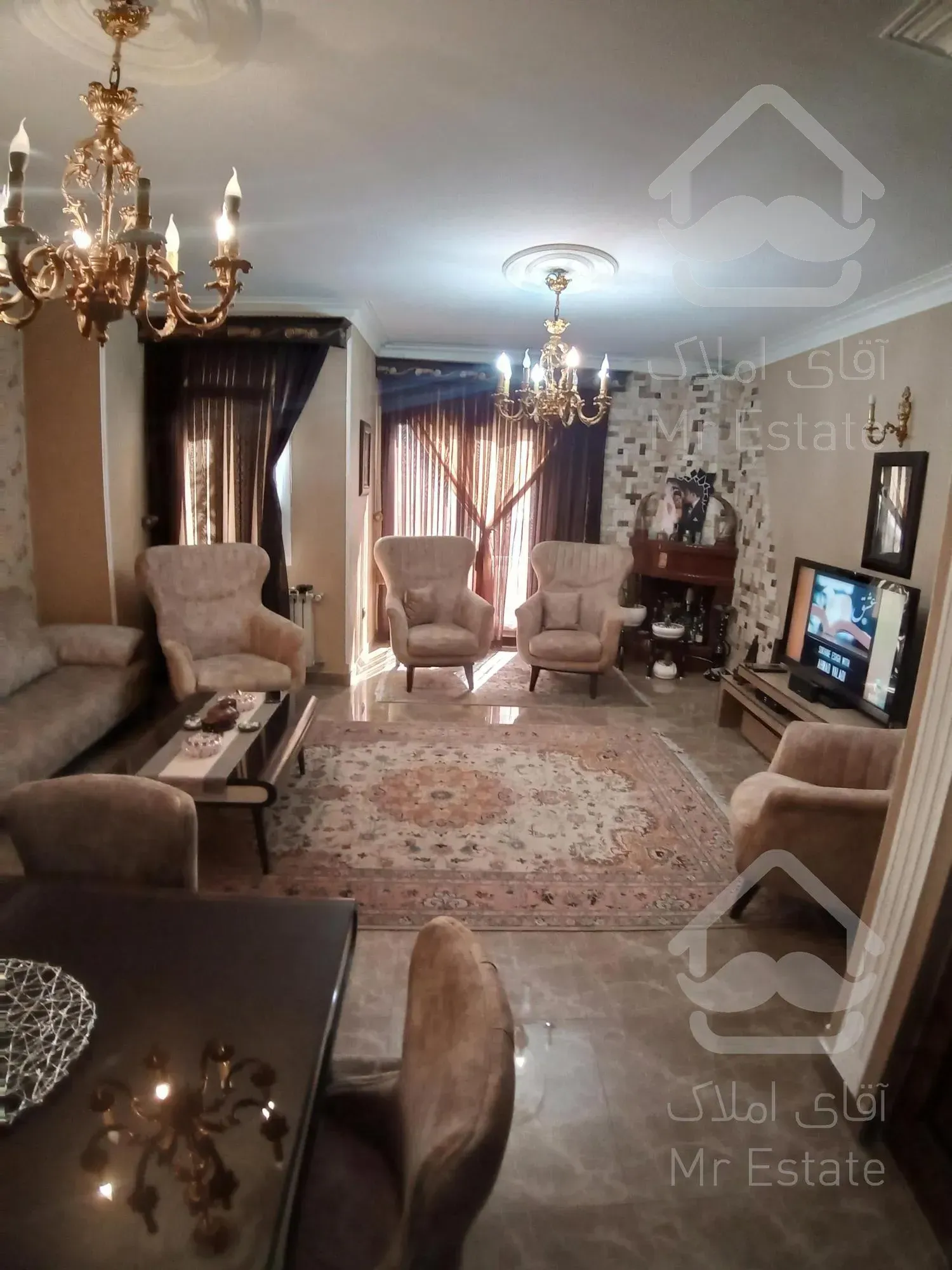 94متر 2خواب*رو به آفتاب   فول بازسازی*ایت الله کاشانی