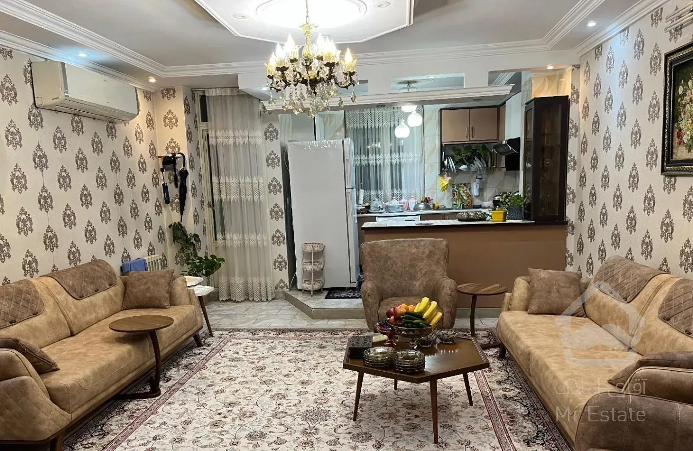 آپارتمان فول امکانات ۶۲ متری یکخوابه غرق نور