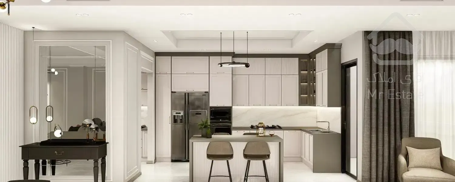 ۱۳۶متر/۵۰متر حیاط/نیم طبقه