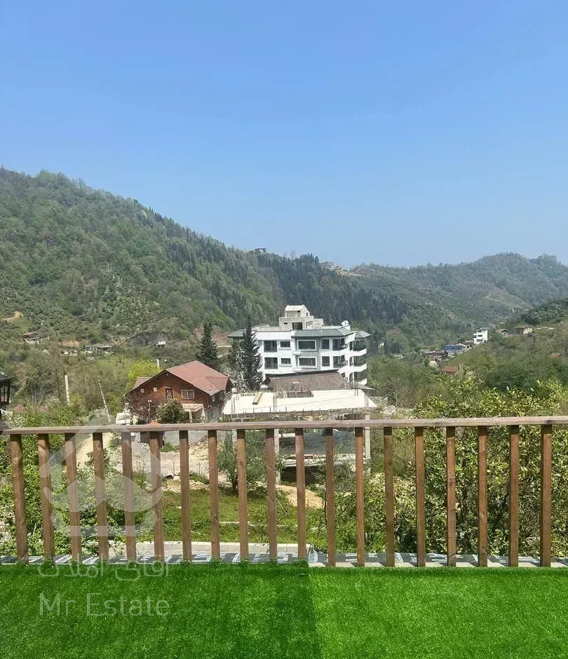 ۲۶۰ مترمربع ویلا جنگلی چوبی در ابتدای ییلاق رامسر