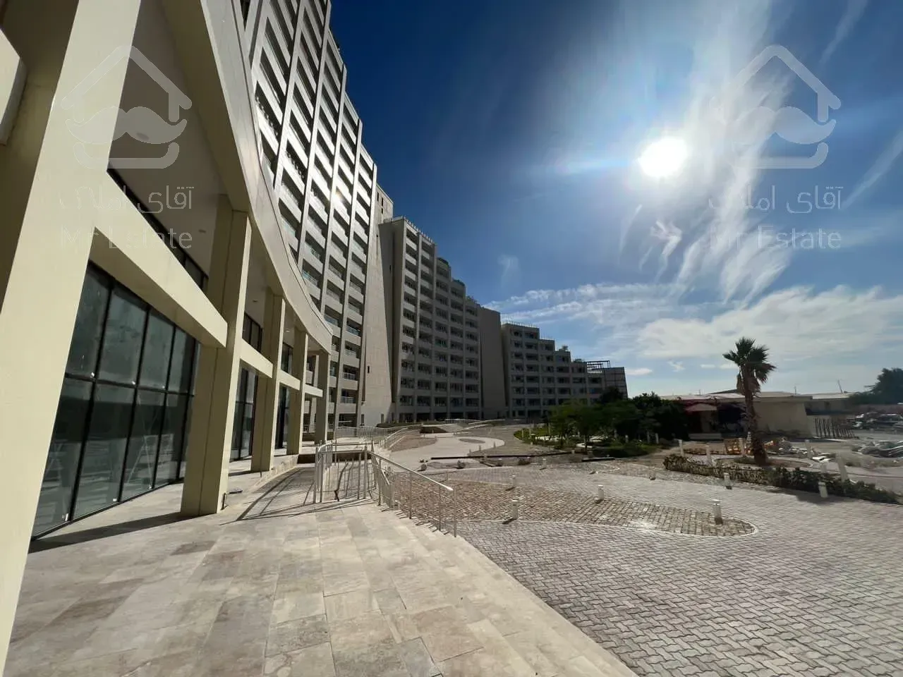 فروش یکخواب ۱۰۰ متری برج روما دید جزیره و دریا