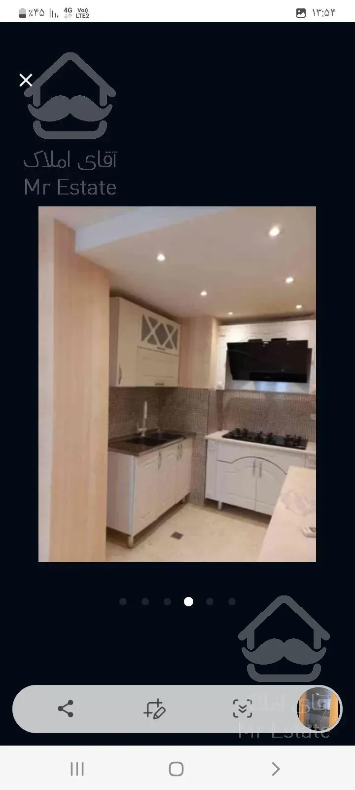 آپارتمان ۴۷ متری بدون اتاق طبقه دوم