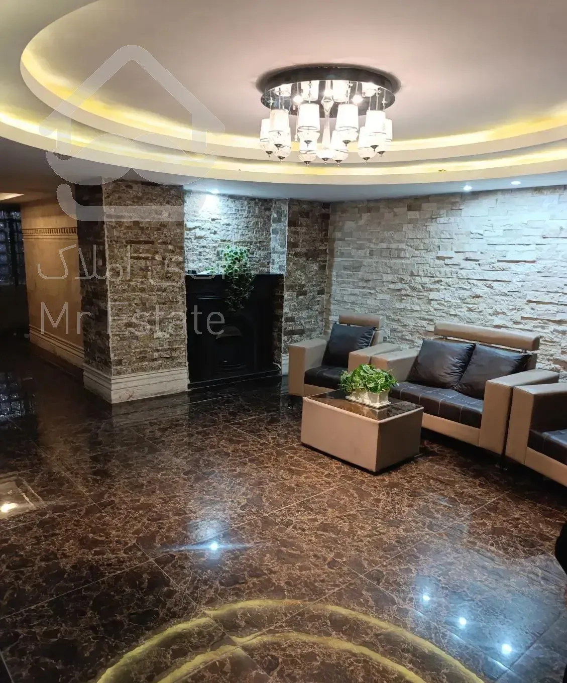 ۹۵متر ۲خواب فول پرده خور تاپ لوکیشن دو کله کم واحد