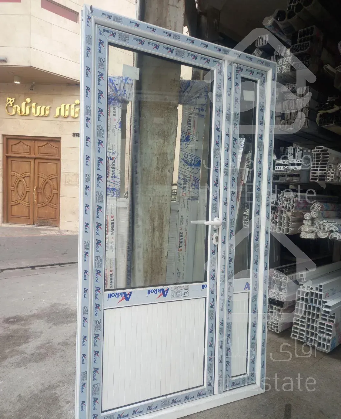 ساخت و نصب درب و پنجره دوجداره upvc توری پلیسه