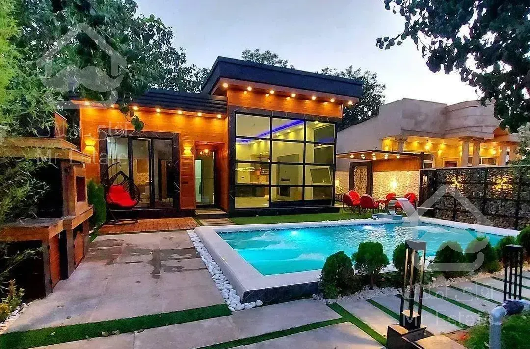 ویلا استخردار 410 متری نما مدرن/شهرکی/ویو جنگل