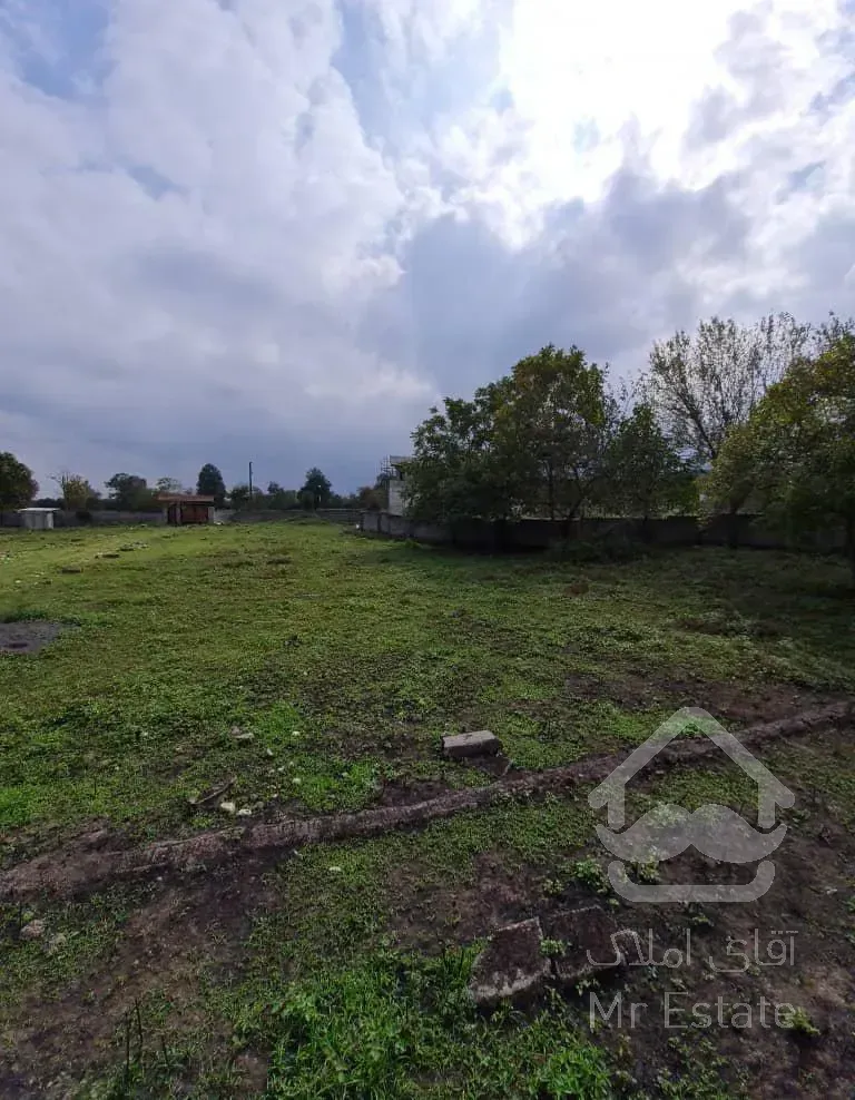 ۸۷۰۰ متر زمین رویان مسکونی سند تک برگ آب برق گاز جواز ساخت