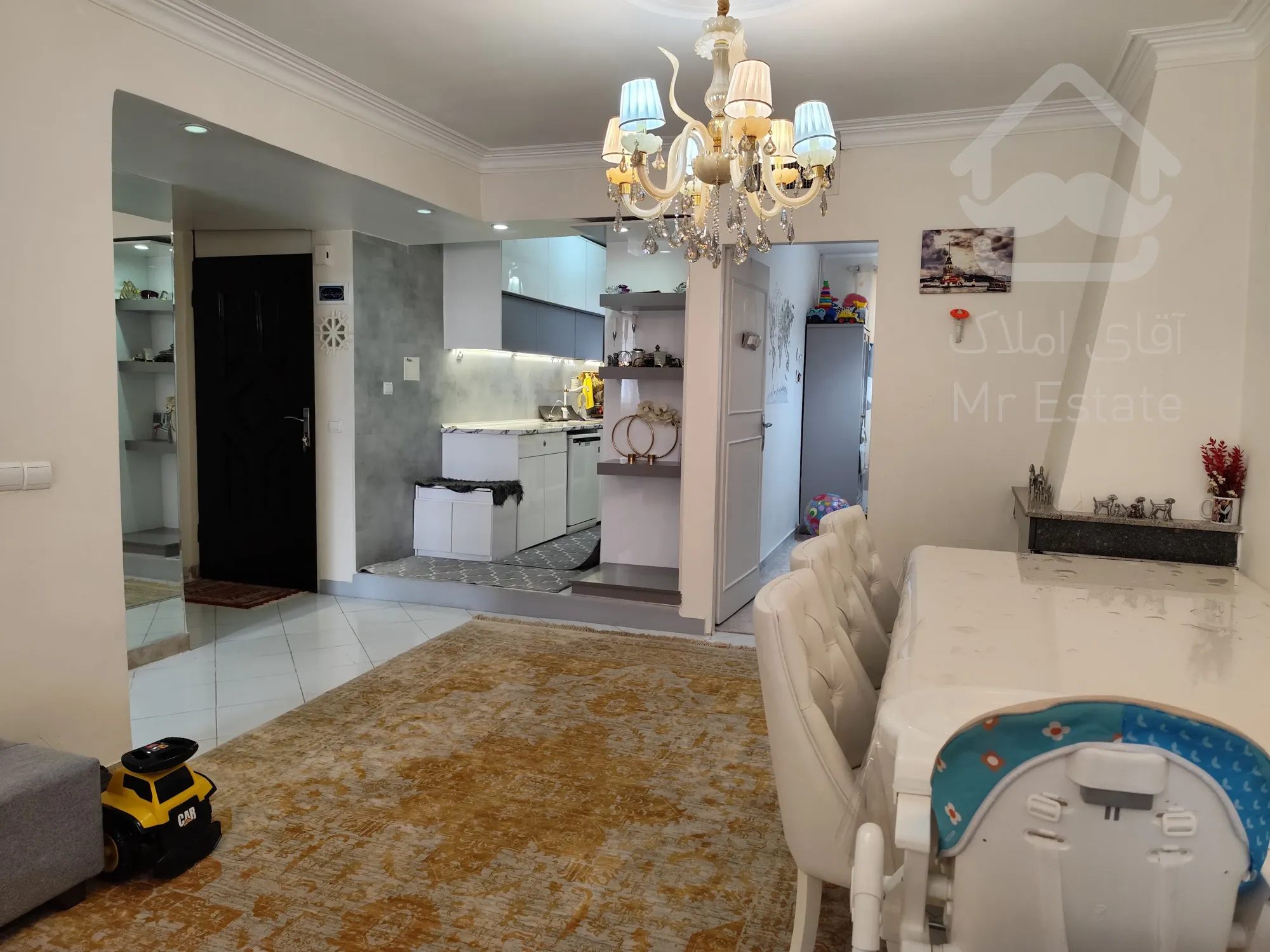 آپارتمان دوخوابه تک واحدی فول بازسازی