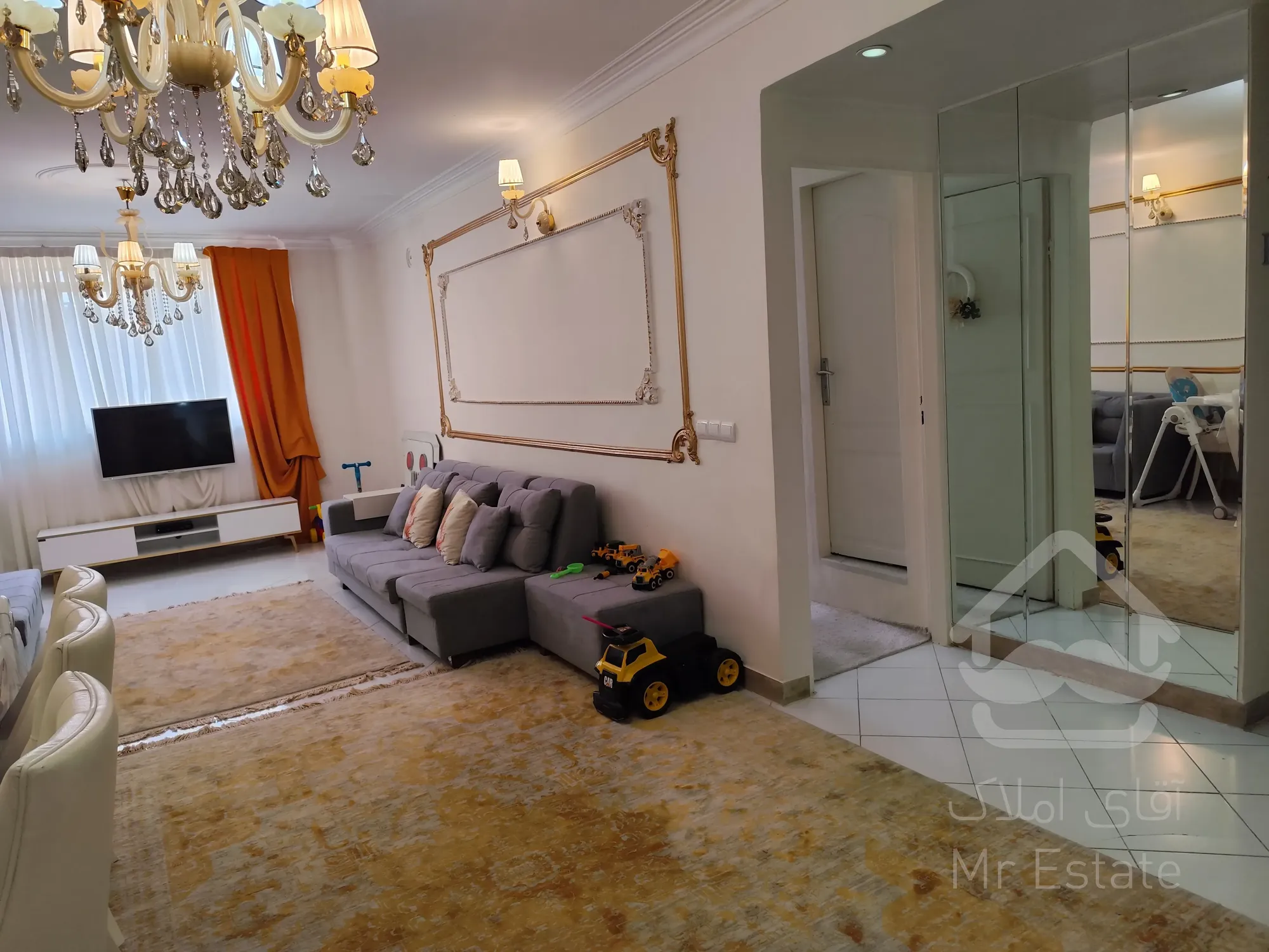 آپارتمان دوخوابه تک واحدی فول بازسازی