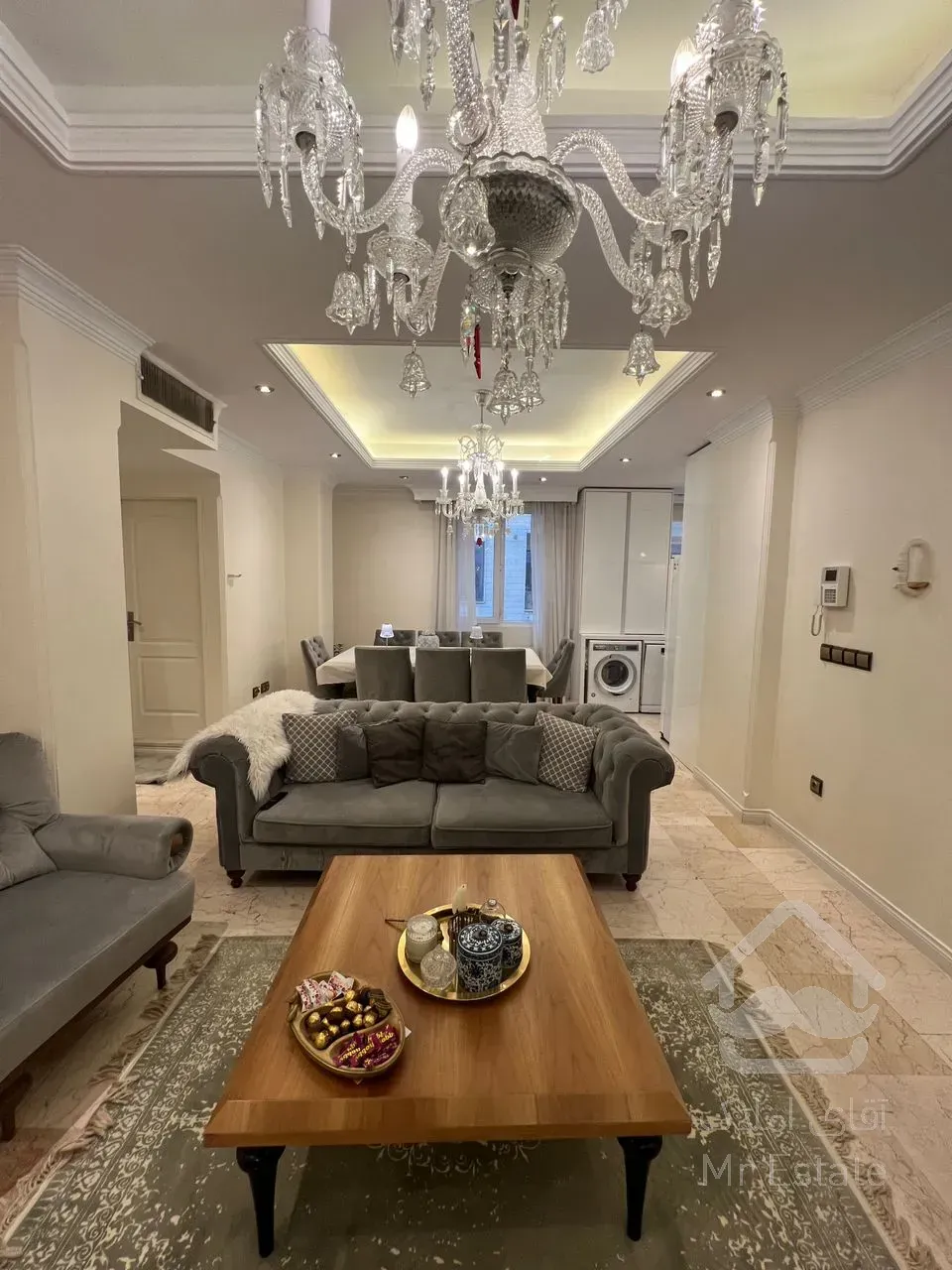 70متر سالن پرده خور کم واحد