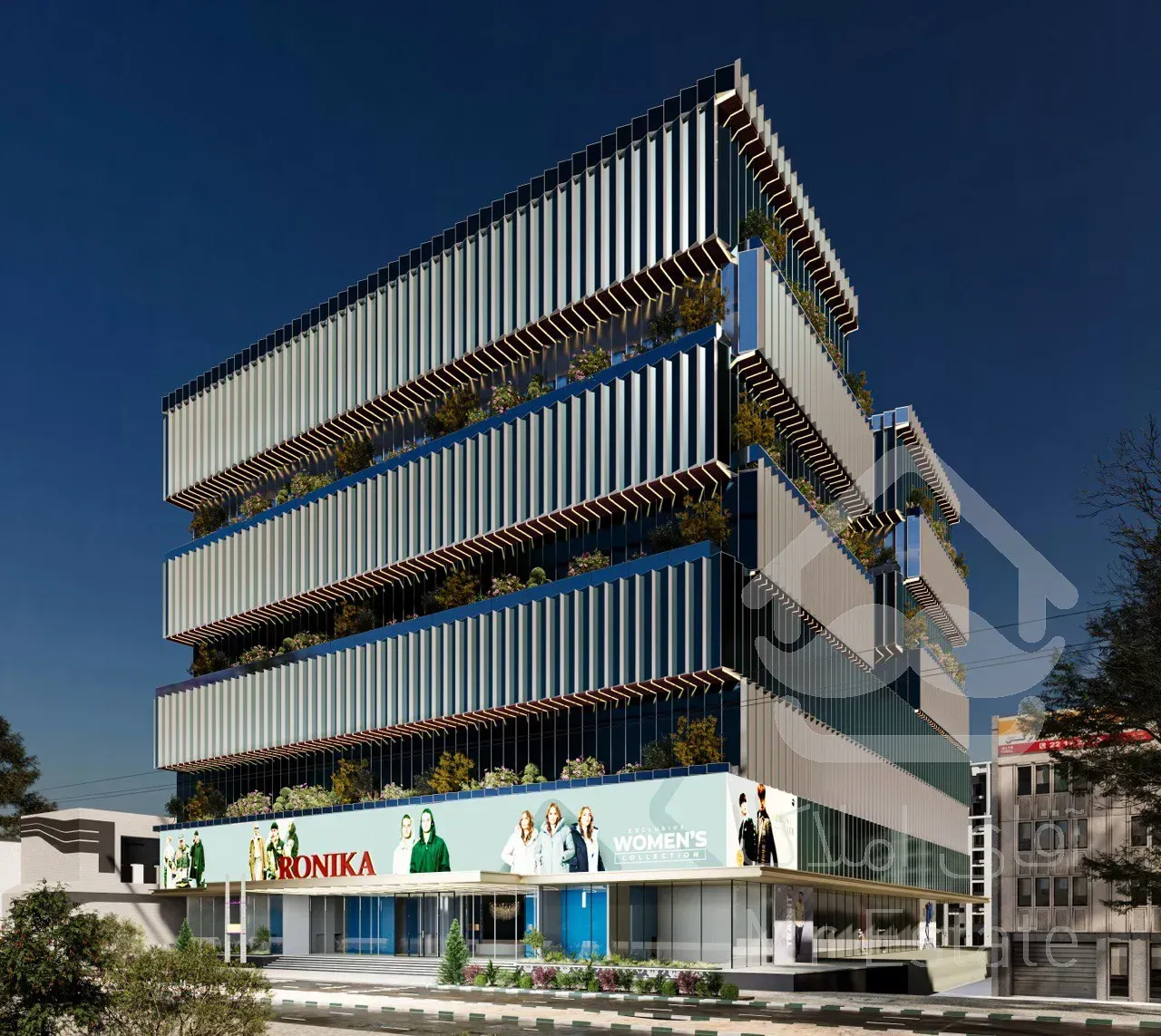 پیش‌فروش واحد تجاری ۲۹ومتری در طبقه دوم رونیکاپالاس پونک