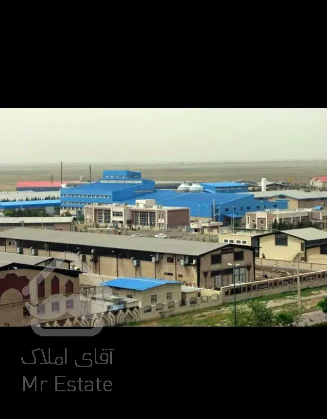 زمین صنعتی متراژ ۵۵۰۰ متر مربع شهرک صنعتی پرند