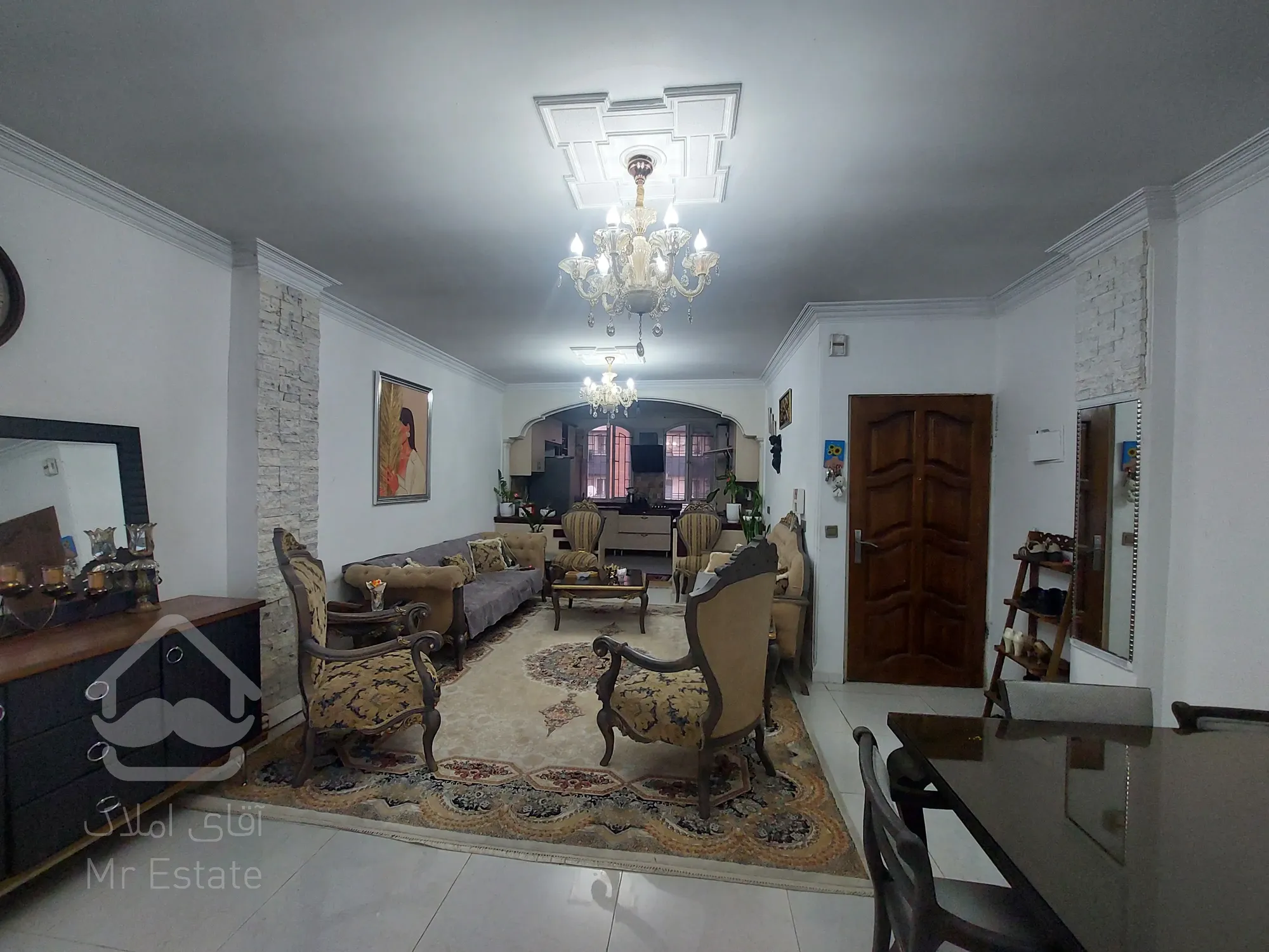 ۷۵ متر دوخواب طبقه چهارم شقايق جنوبی