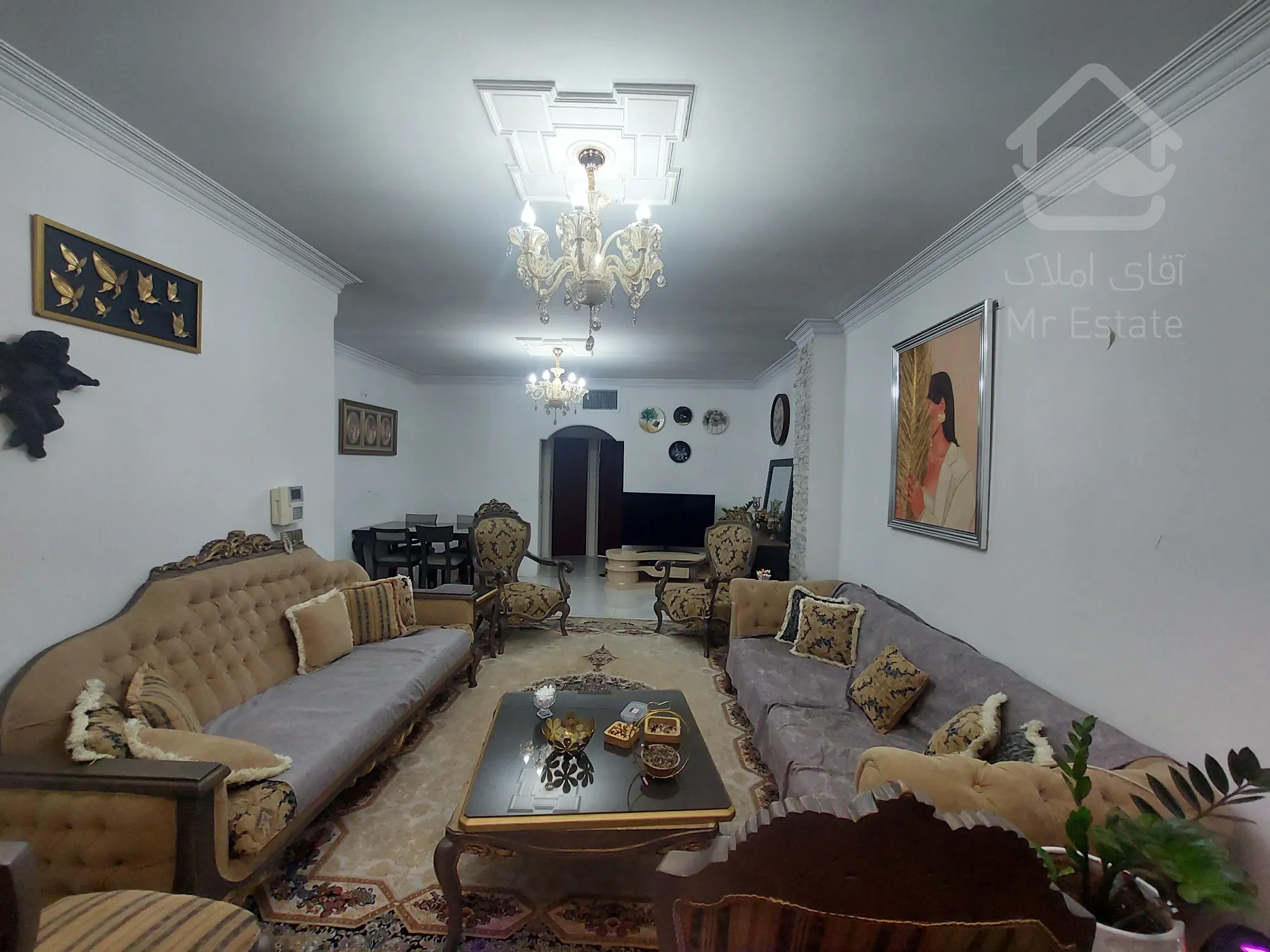 ۷۵ متر دوخواب طبقه چهارم شقايق جنوبی