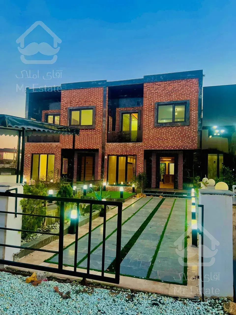 دوبلکس نما آجر چمستان