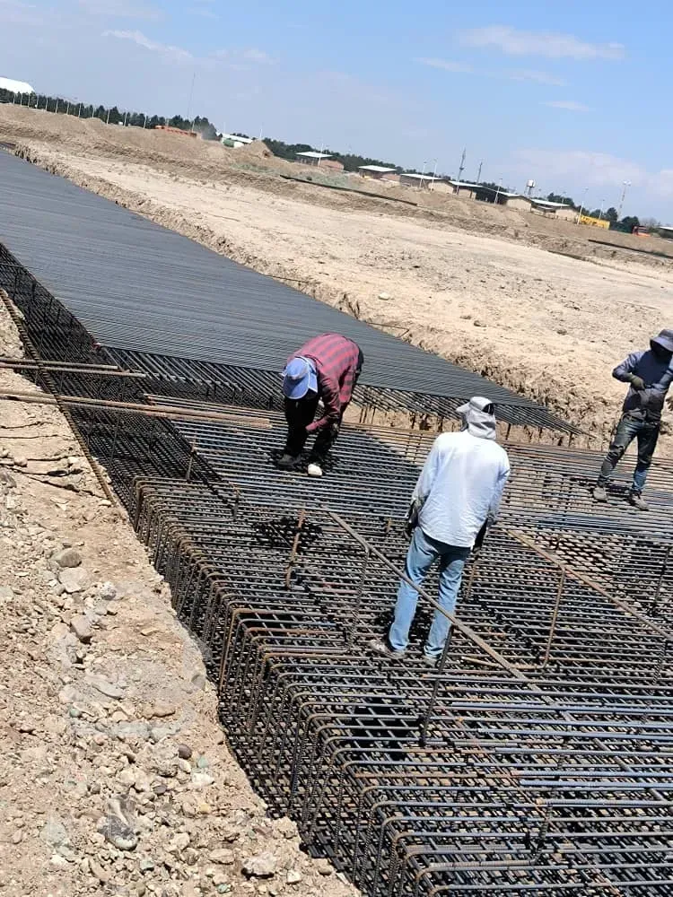 اجرای فونداسیون سوله