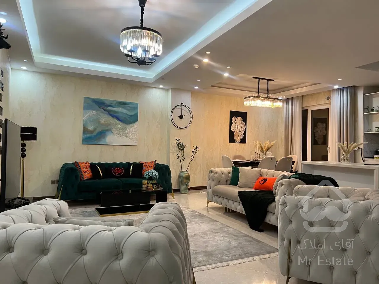 فروش آپارتمان ۱۰۰متری فول امکانات بسیار خوش نور نقشه