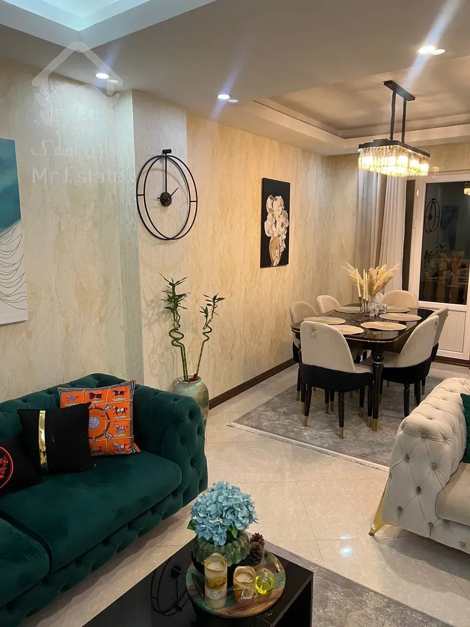 فروش آپارتمان ۱۰۰متری فول امکانات بسیار خوش نور نقشه