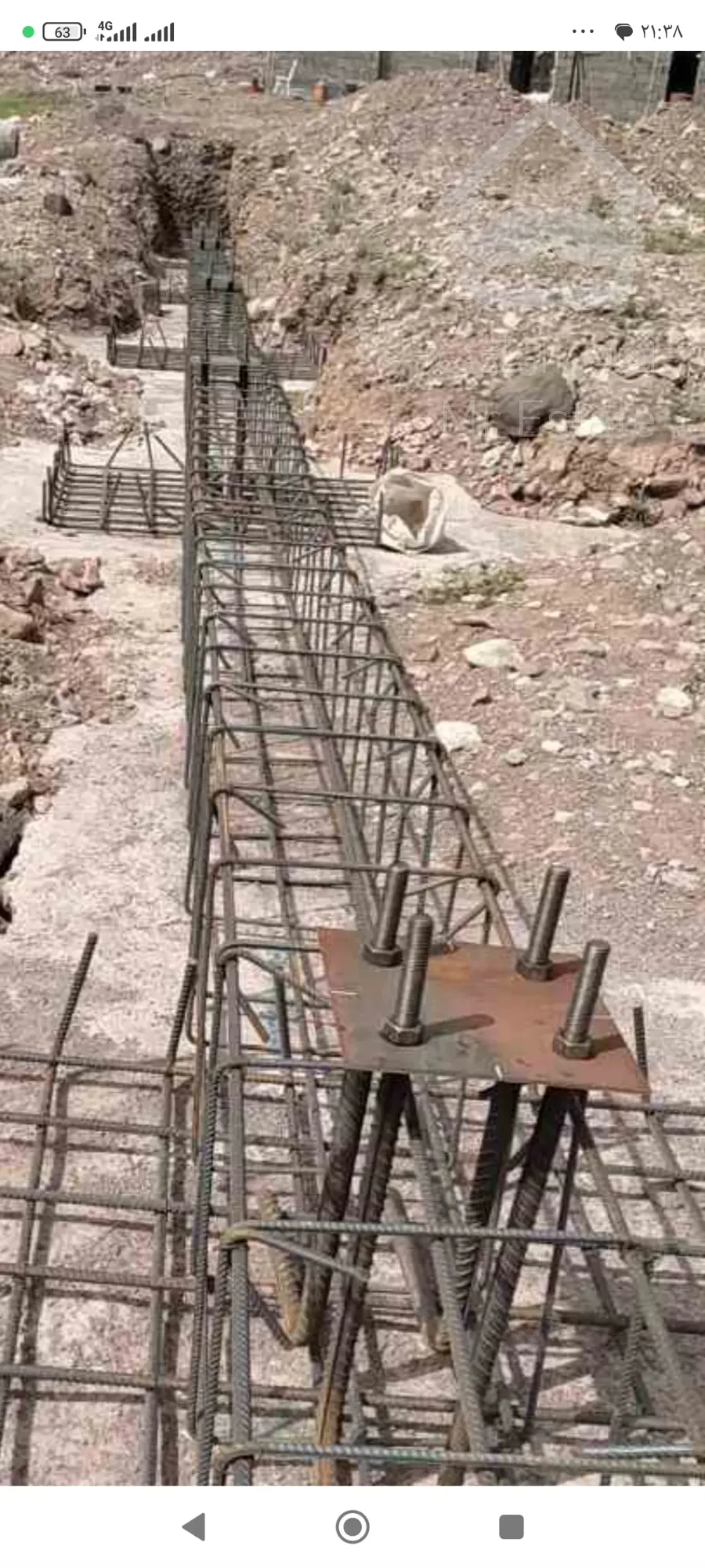 آرماتوربند ارماتوربندی فونداسیون صنعتی