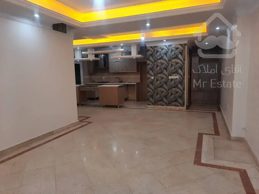 فروش آپارتمان ۹۵متر سالن پرده خور جنوبی نما تراورتن