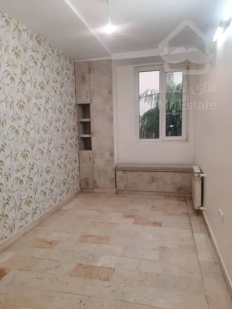 فروش آپارتمان ۹۵متر سالن پرده خور جنوبی نما تراورتن