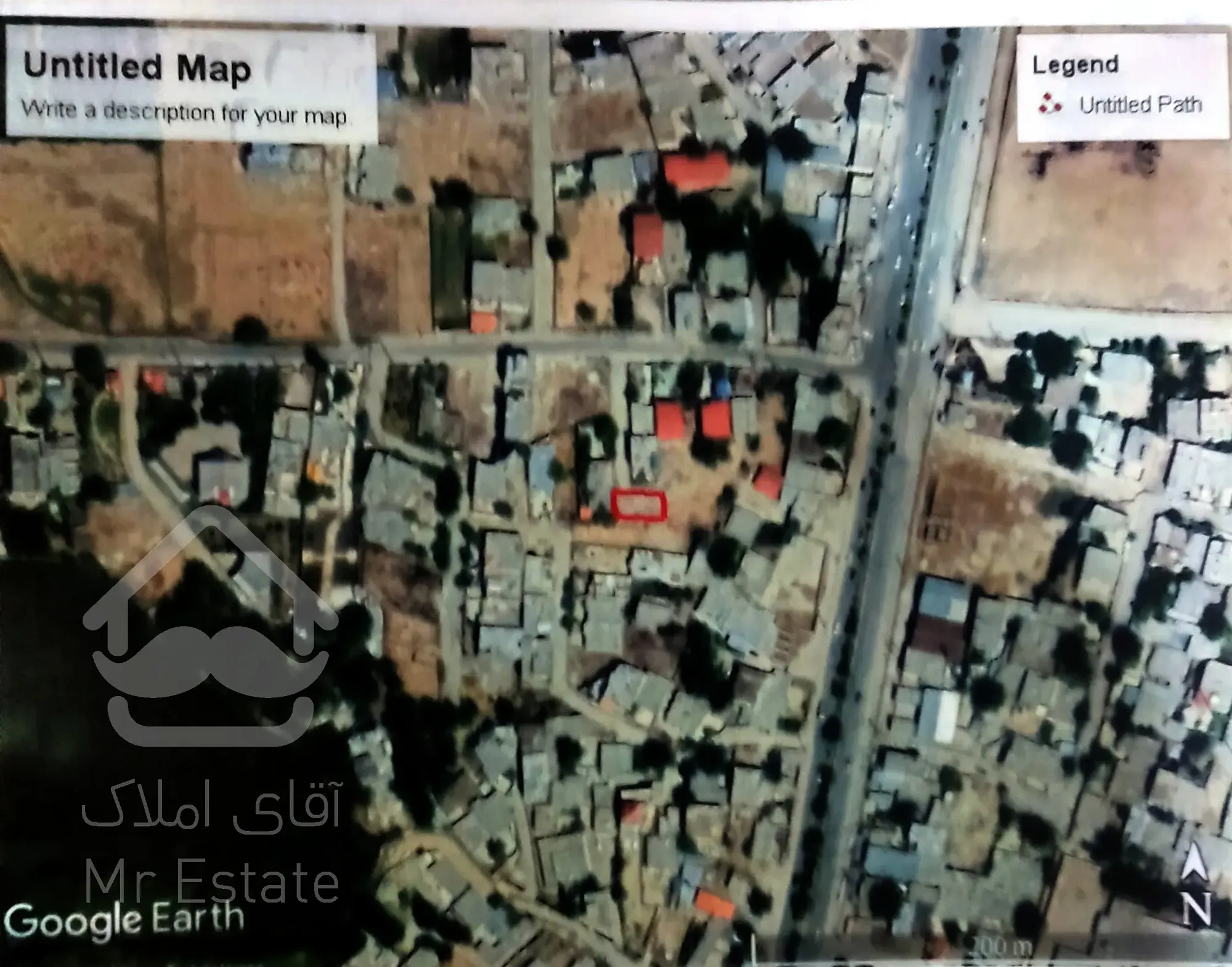 زمین ۲۰۰ متری در تلخسرو