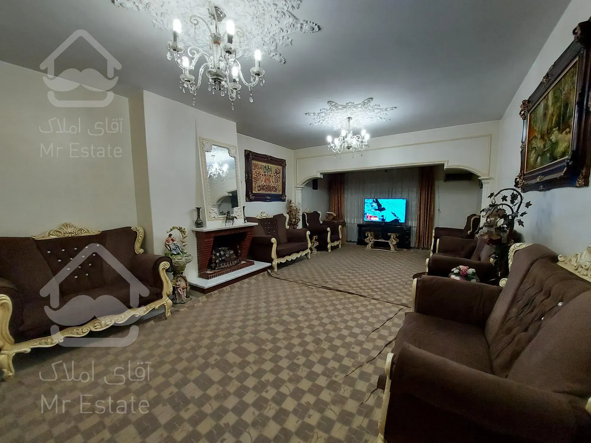 ۹۷متر،ضد زلزله،فروشنده واقعی،سالن پرده خور