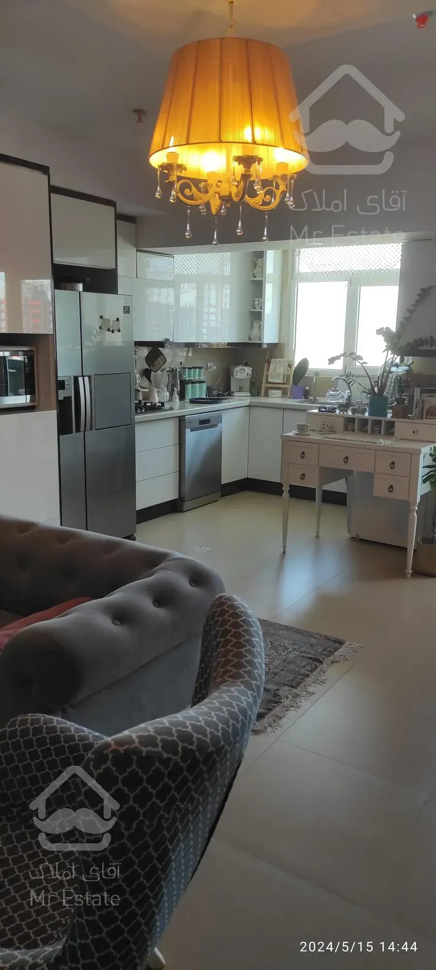 اجاره آپارتمان ۹۱ متری تک خوابه با ویو دریاچه نوساز و فول دیزاین