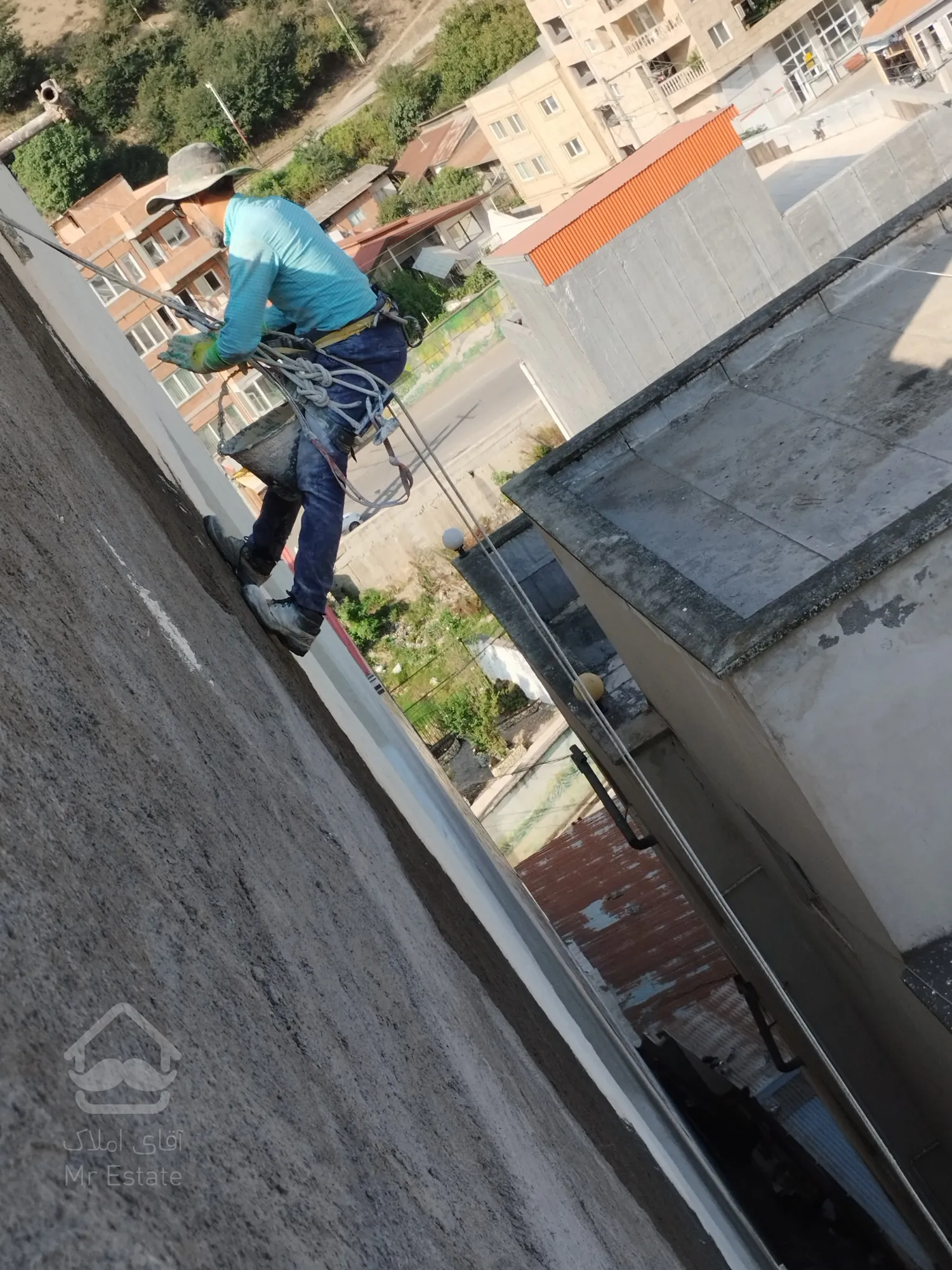 سیمانکاری بدون داربست باتکنیک راپل