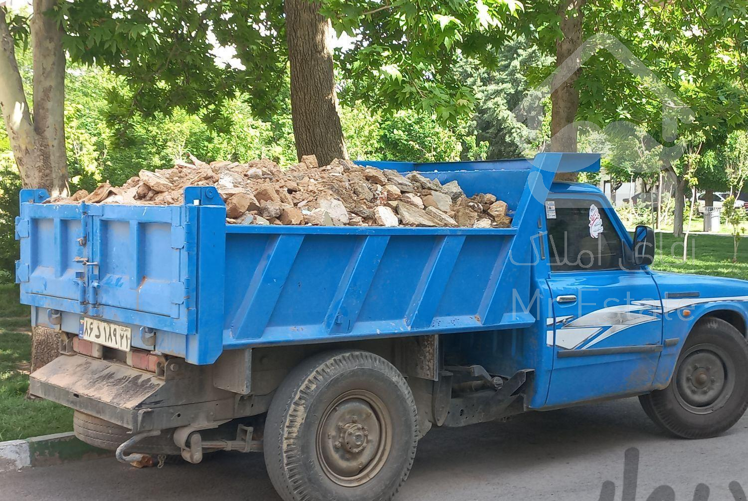 حمل مصالح و نخاله ساختمانی با نیسان کمپرسی و خاور