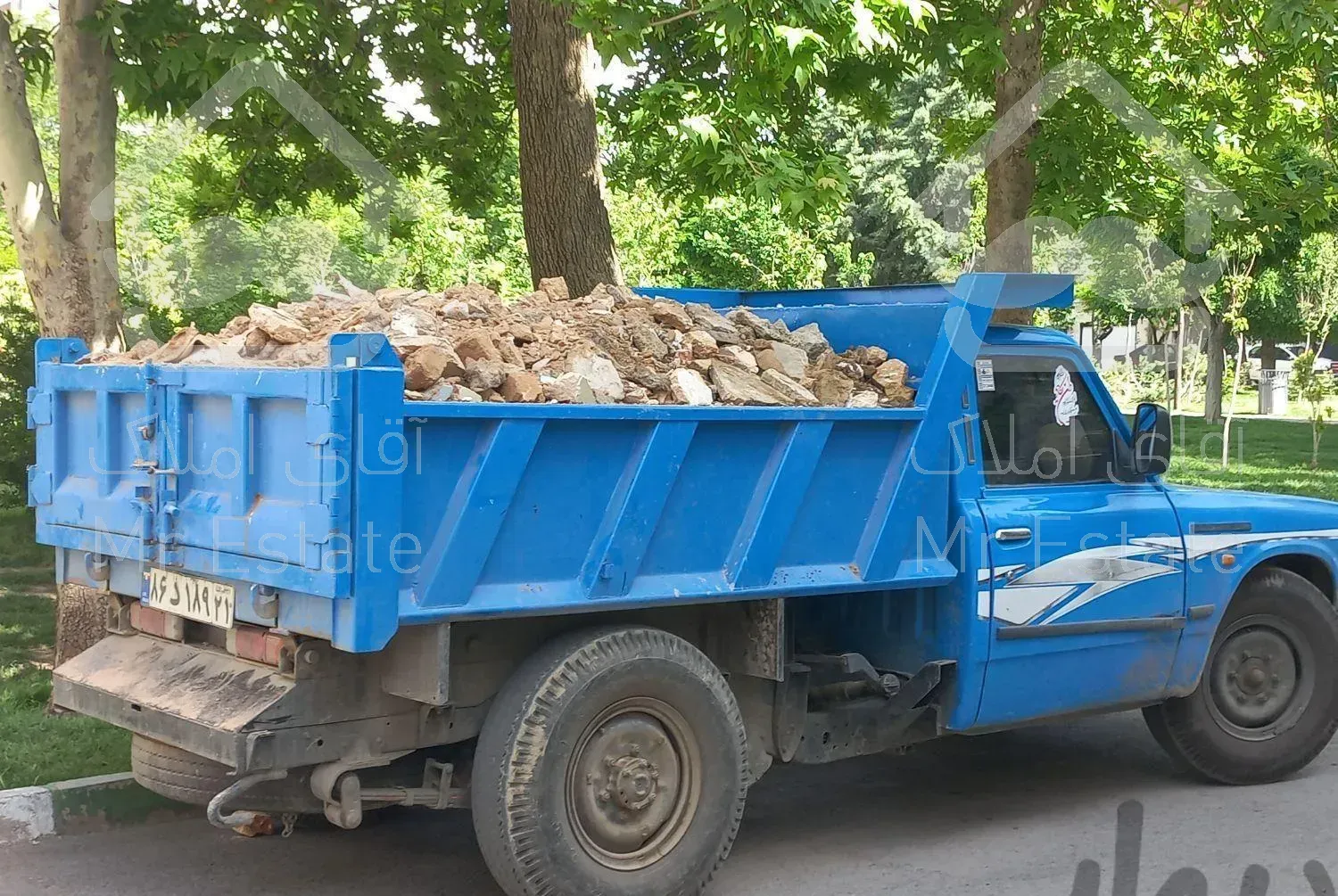 حمل مصالح و نخاله ساختمانی با نیسان کمپرسی و خاور