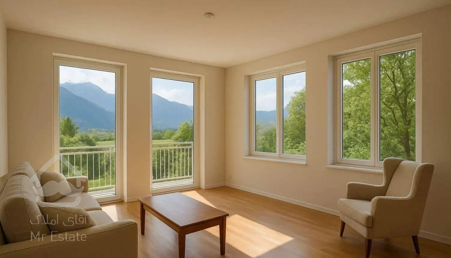 خانه ای در دل هوای تازه ، و نور تمام قد