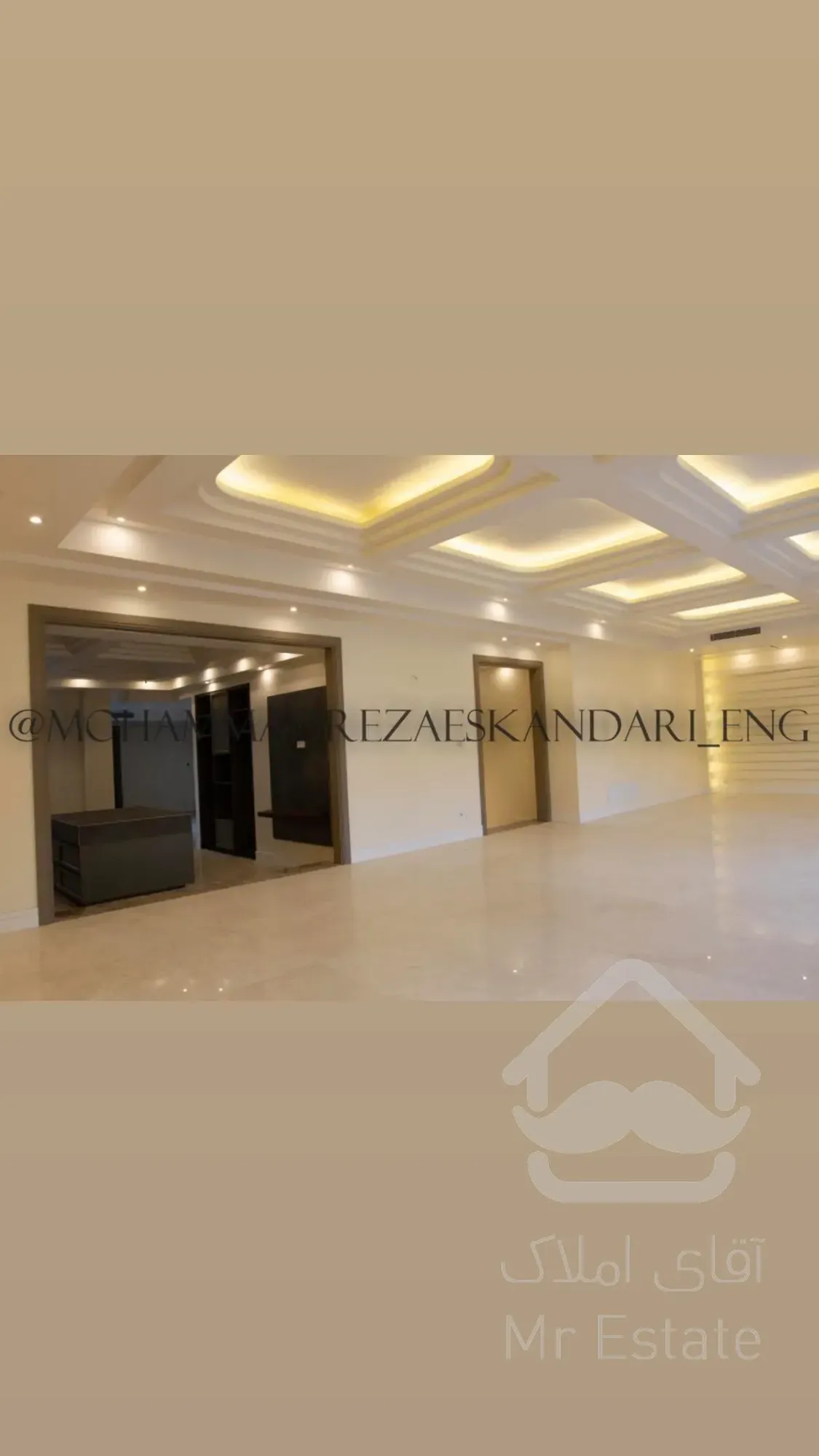 آپارتمان لوکس ۳۳۷ متر سه خواب مستر