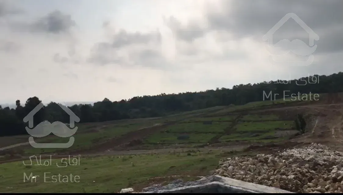 زمین شهرکی در چالوس با ویوی دریا و جنگل