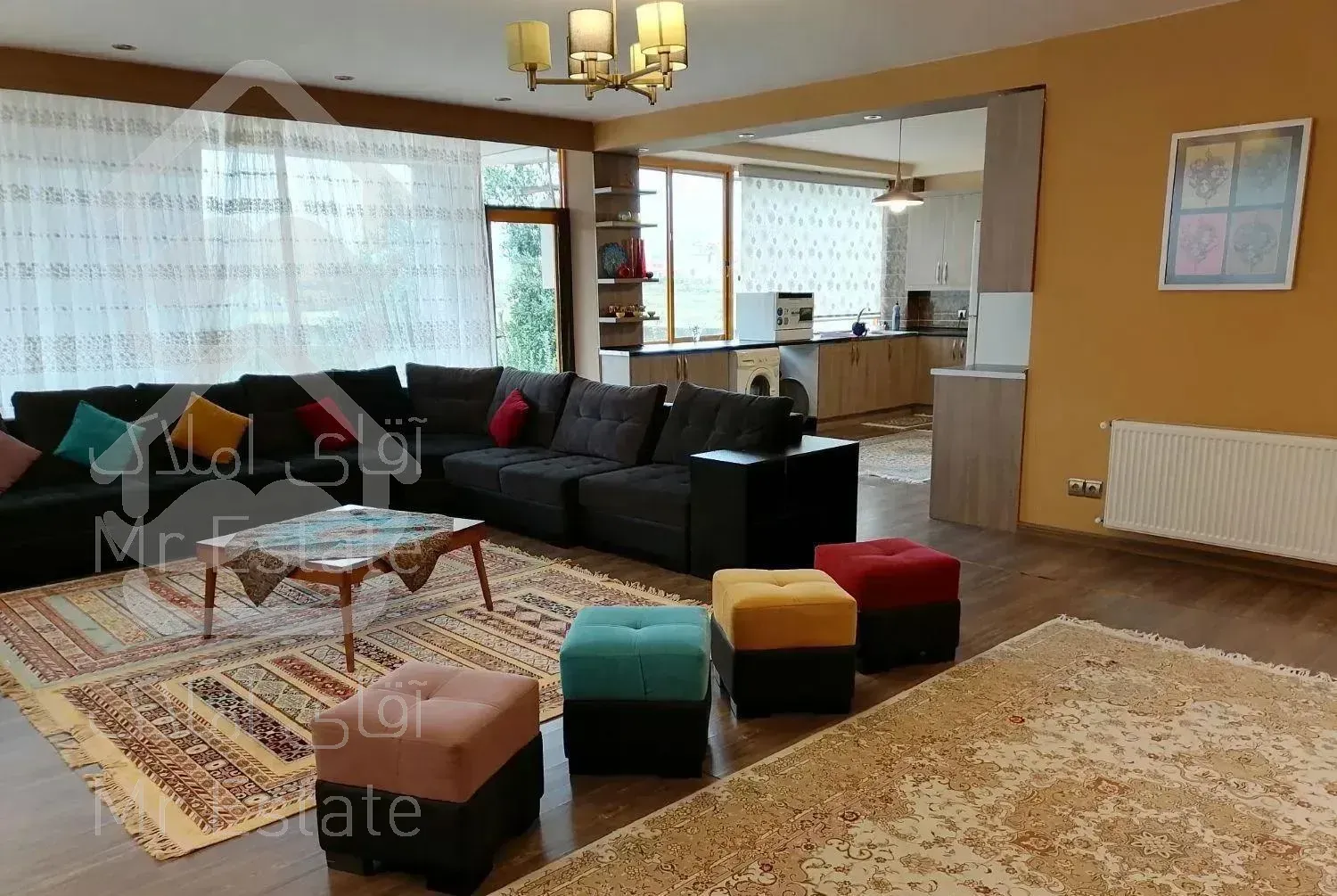 ویلای جنگلی روستایی بزرگ و دنج نوساز