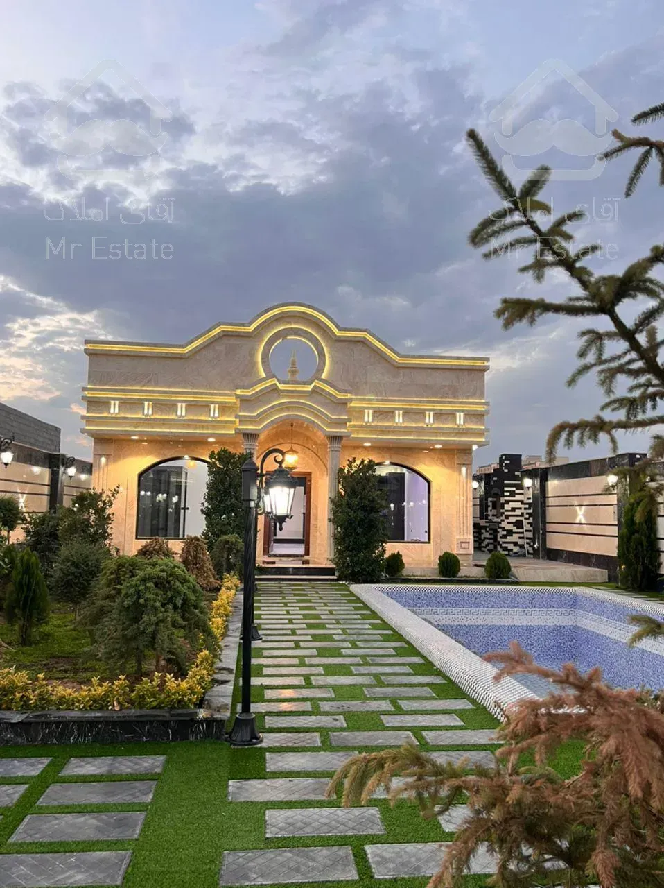 فروش باغ ویلا لوکس و مجلل 2 خوابه