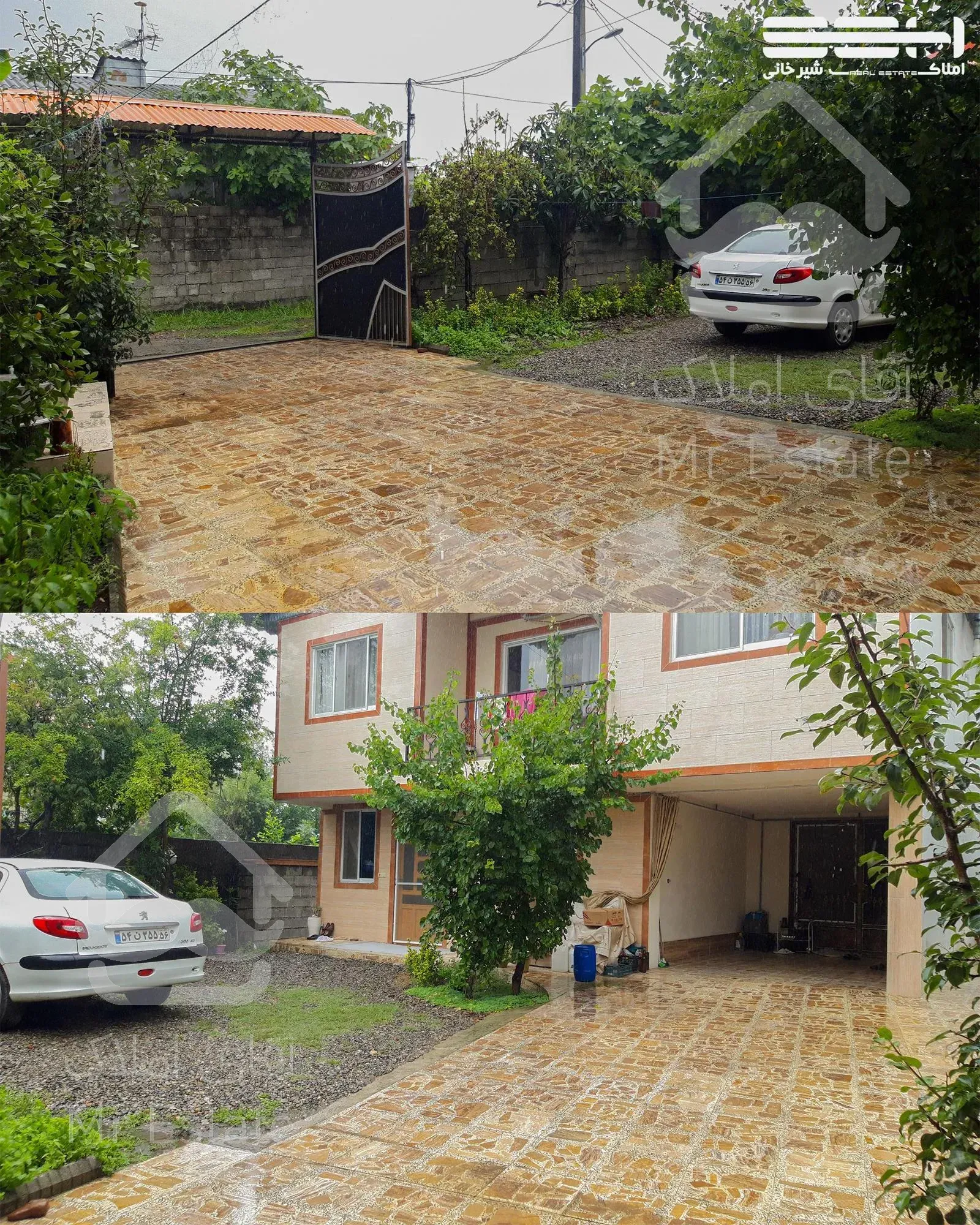 یک واحد ویلا شهری دوطبقه با سند تک برگ 196 متر بنا 330 متر زمین.