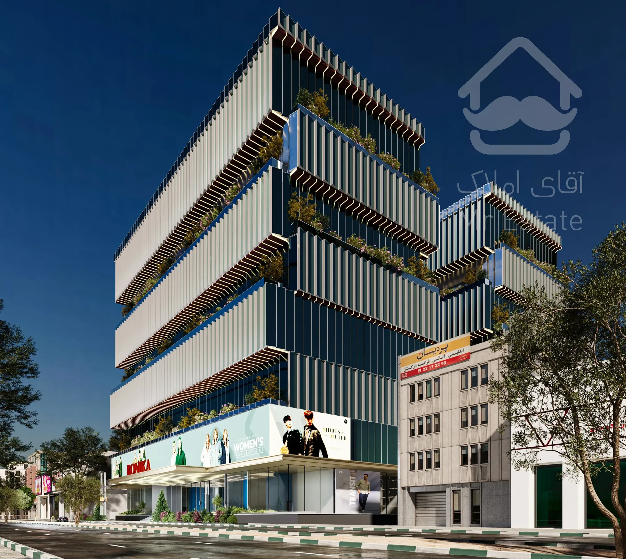 پیش خرید تجاری 18متر در پونک/بصورت اقساط