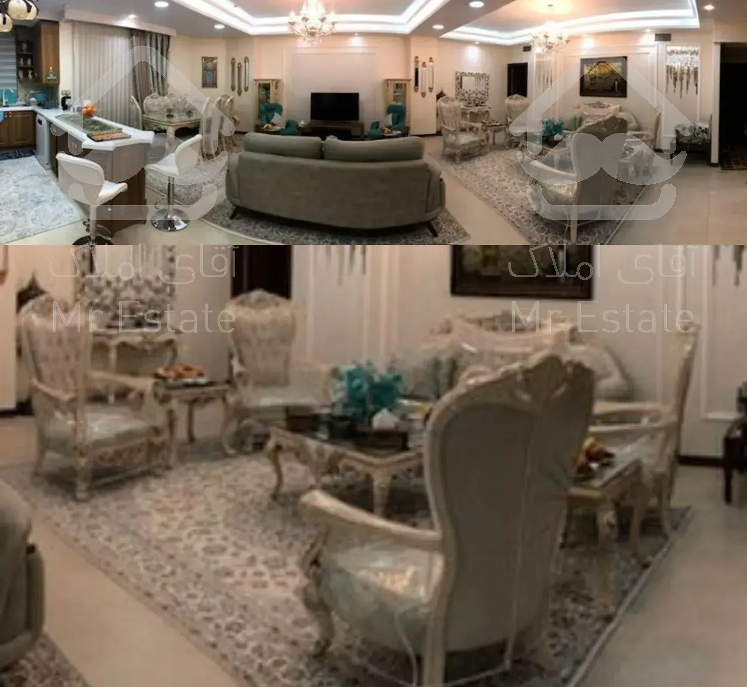 کریمخان 135متر-3جهت نور-2پارکینگ-9متر تراس