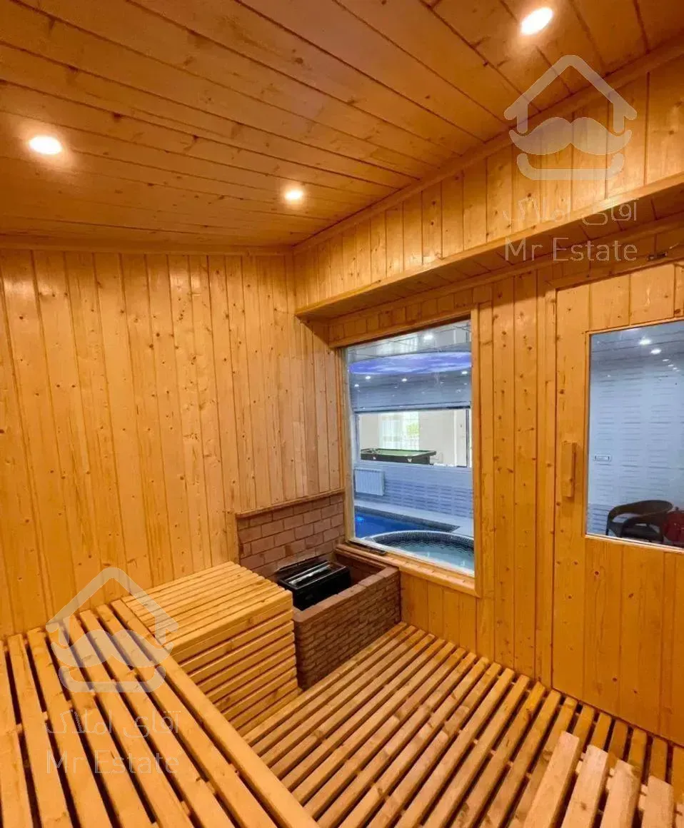 اجاره ویلای ویلای ساحلی جکوزی سونا+بیلیاردرامسر