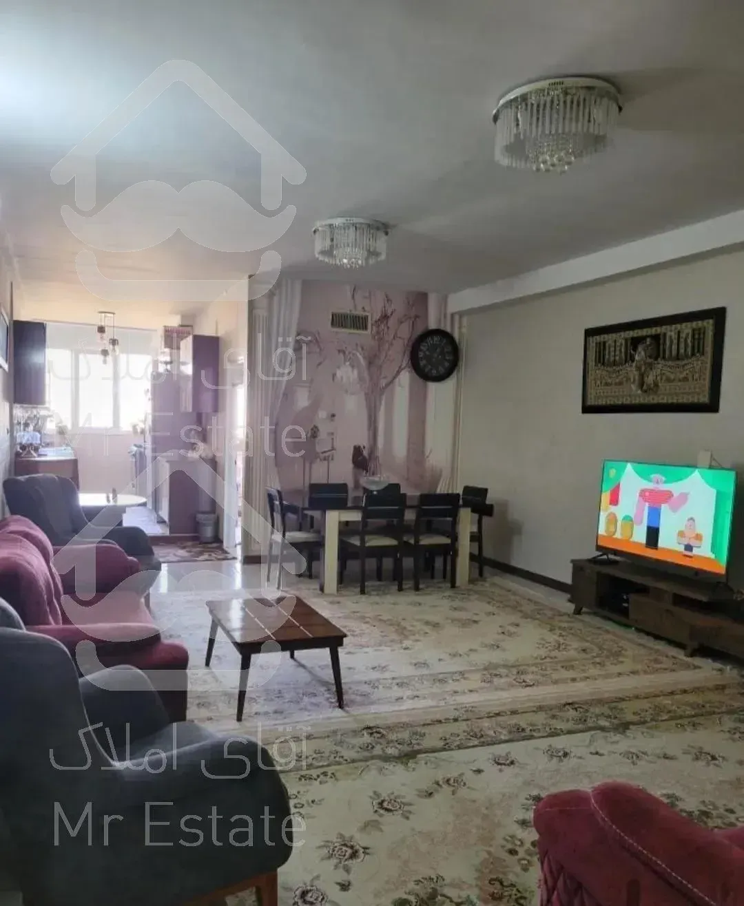 آپارتمان ۹۷ متر دو خواب خوش نقشه پنت هاوس