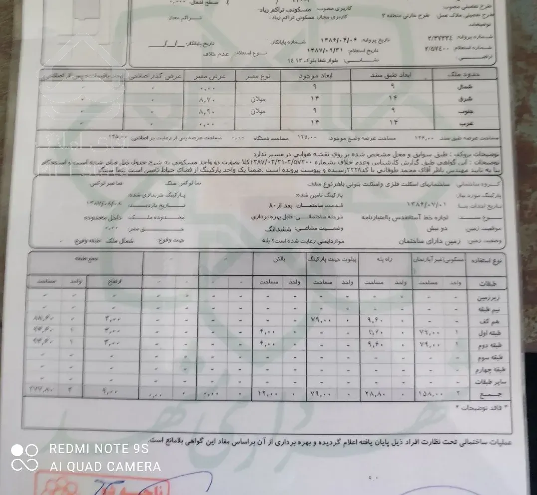 ویلایی ۳طبقه و۳واحد مجزا سرنبش رویه حاشیه اصلی