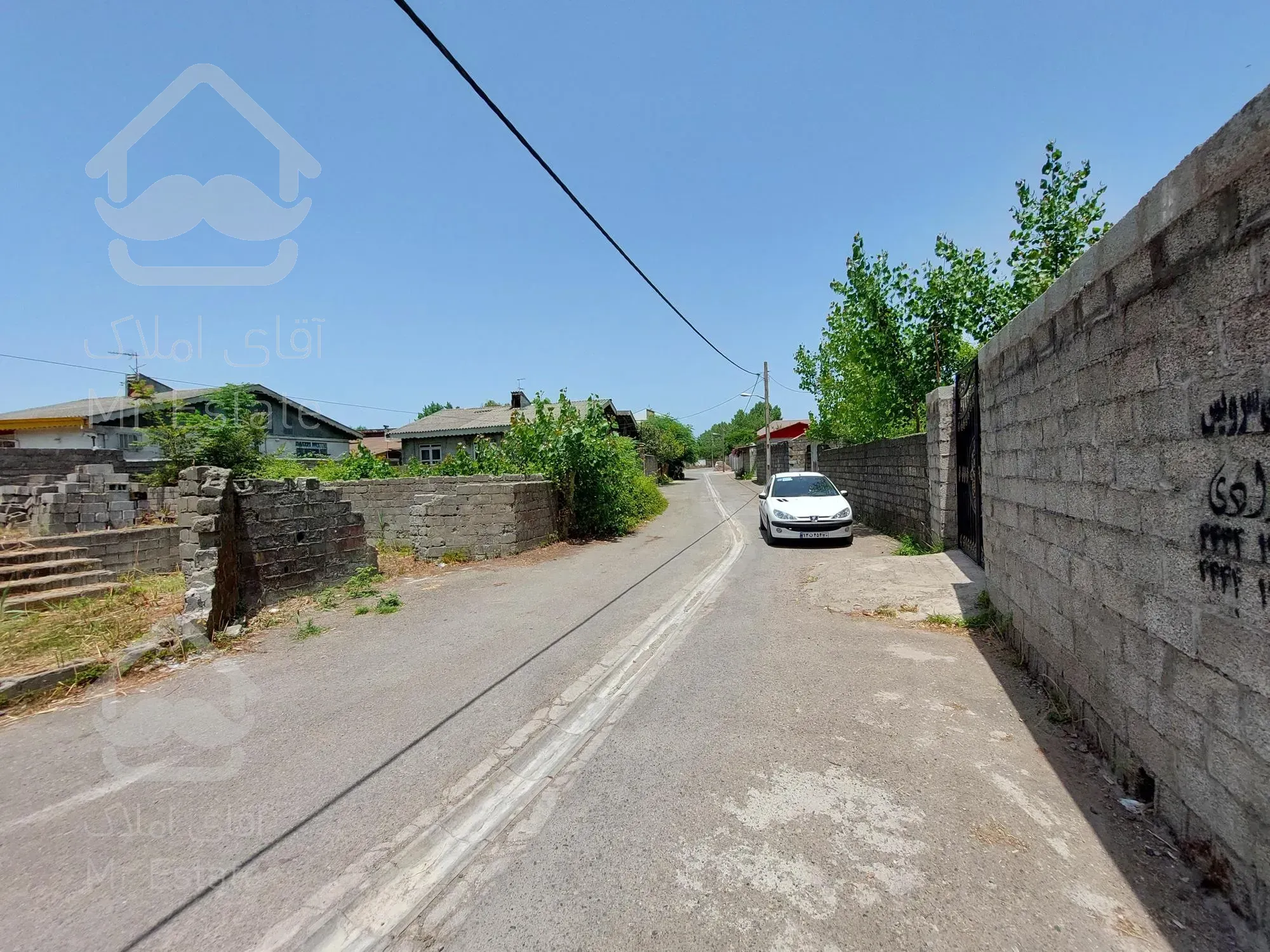 فروش زمین 224متری مسکونی سنددار روبروی دهکده ساحلی