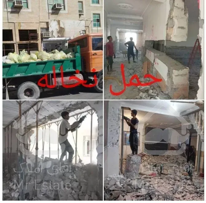 حمل نخاله ساختمانی بندرعباس باخاور وکارگران تخریب‌کاره